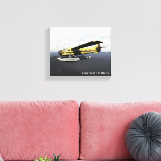 Flying Moose Aviation de Havilland DH3-C Otter Canvas Afdruk (Insitu (Woonkamer))