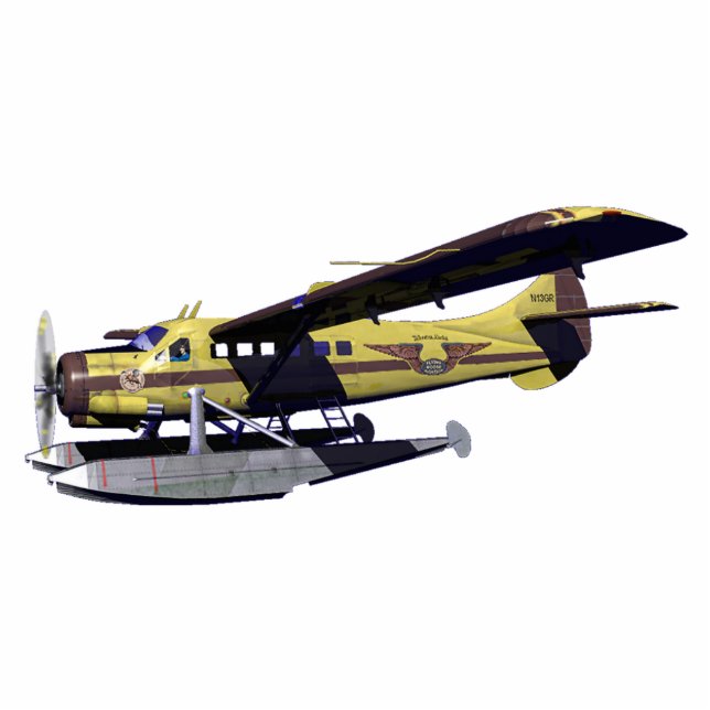 Flying Moose Aviation de Havilland DH3-C Otter Fotobeeldje Magneet (Voorkant)