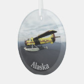 Flying Moose Aviation de Havilland DH3-C Otter Glas Ornament (Voorkant links)