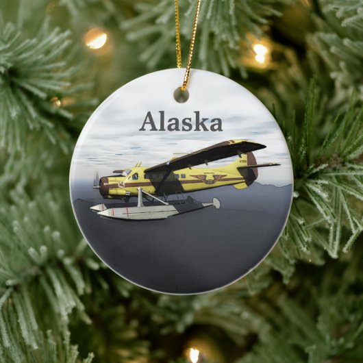 Flying Moose Aviation de Havilland DH3-C Otter Keramisch Ornament (Boom)