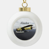 Flying Moose Aviation de Havilland DH3-C Otter Keramische Bal Ornament (Voorkant)
