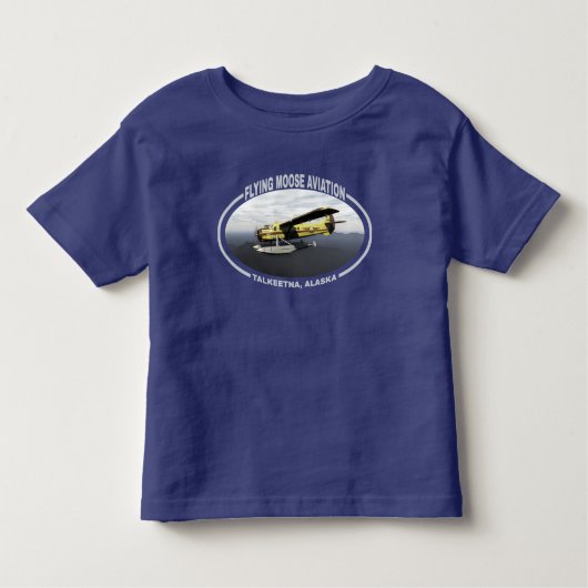 Flying Moose Aviation de Havilland DH3-C Otter Kinder Shirts (Voorkant)