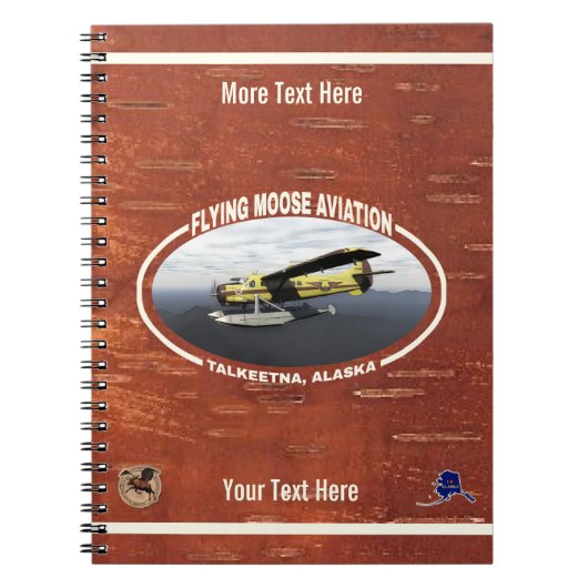 Flying Moose Aviation de Havilland DH3-C Otter Notitieboek (Voorkant)