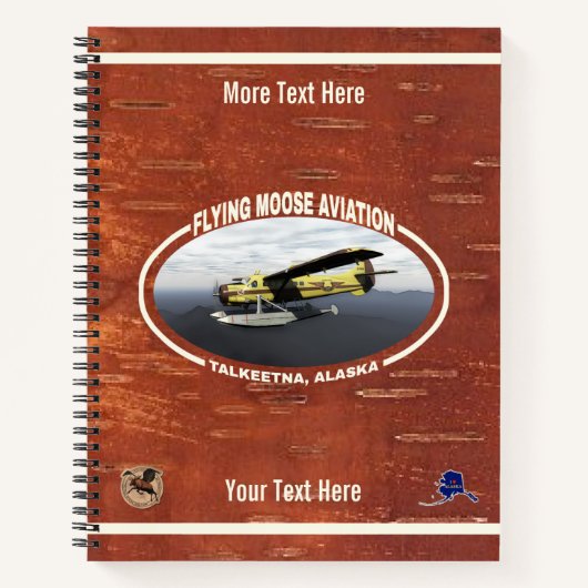 Flying Moose Aviation de Havilland DH3-C Otter Notitieboek (Voorkant)