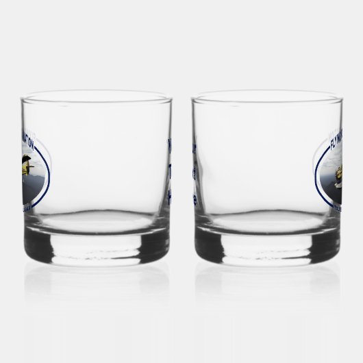 Flying Moose Aviation de Havilland DH3-C Otter Whisky Glas (Links)
