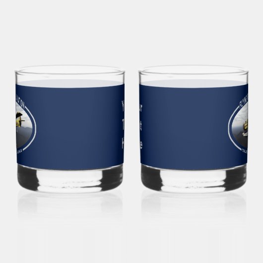 Flying Moose Aviation de Havilland DH3-C Otter Whisky Glas (Links)
