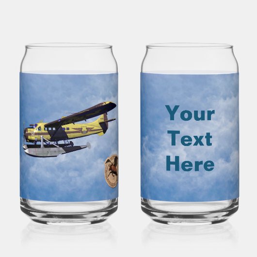 Flying Moose Aviation de Havilland Otter Blikvorm Glas (Voorkant)