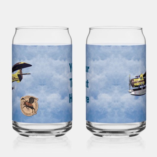 Flying Moose Aviation de Havilland Otter Blikvorm Glas (Links)