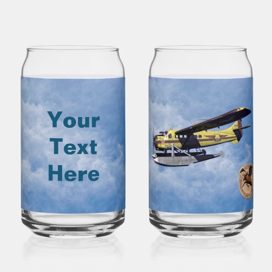 Flying Moose Aviation de Havilland Otter Blikvorm Glas (Achterkant)