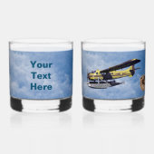 Flying Moose Aviation de Havilland Otter Whisky Glas (Achterkant)