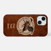 Flying Moose Aviation Patch Hoesje-Mate iPhone Cas 15 Case (Achterkant horizontaal)