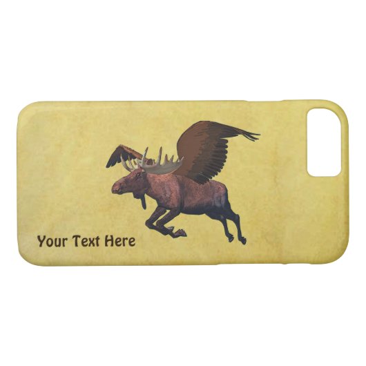Flying Moose Case-Mate iPhone Case (Achterkant (Horizontaal))