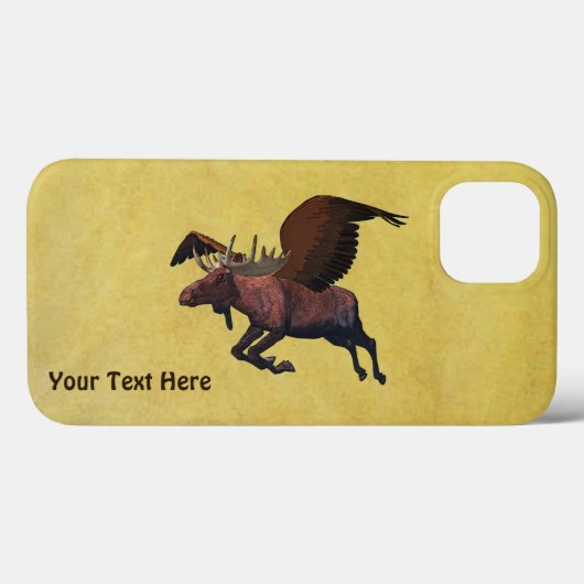 Flying Moose Case-Mate iPhone Case (Achterkant (horizontaal))