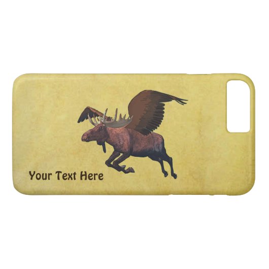 Flying Moose Case-Mate iPhone Case (Achterkant (Horizontaal))
