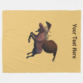 Flying Moose Fleece Deken (Voorkant (Horizontaal))
