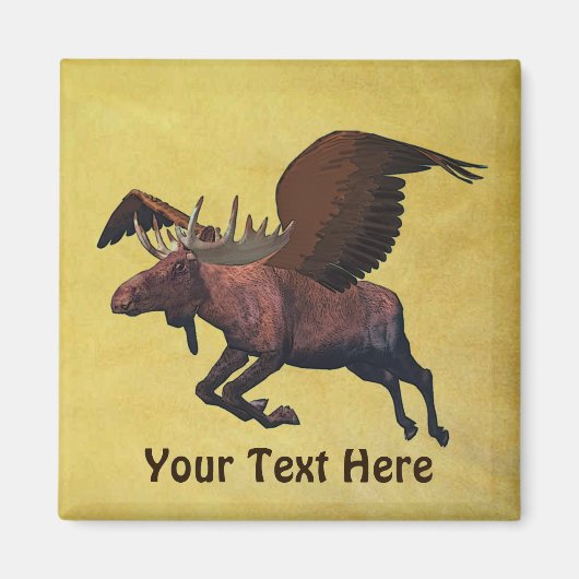 Flying Moose Magneet (Voorkant)