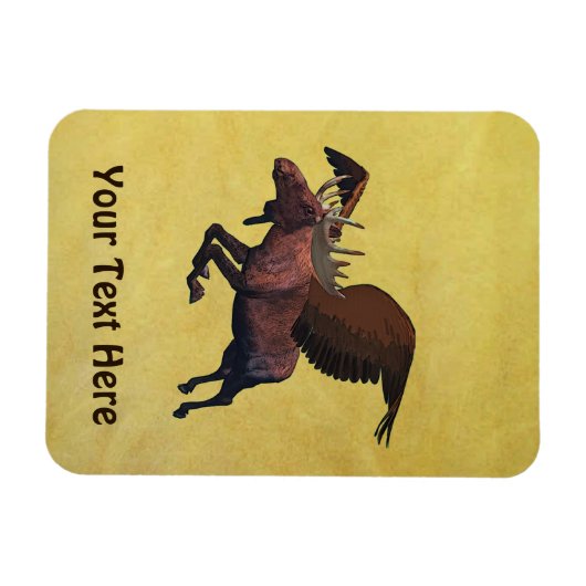 Flying Moose Magneet (Horizontaal)