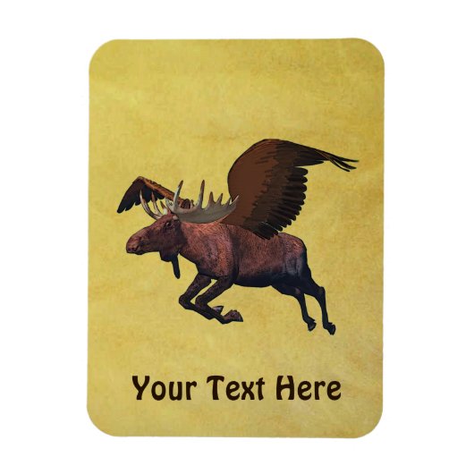 Flying Moose Magneet (Verticaal)