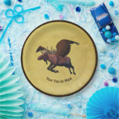 Flying Moose Papieren Bordje (Feest)