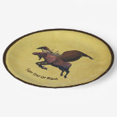 Flying Moose Papieren Bordje (Gekanteld)