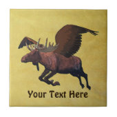 Flying Moose Tegeltje (Voorkant)