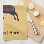 Flying Moose Theedoek (Quarter Fold)