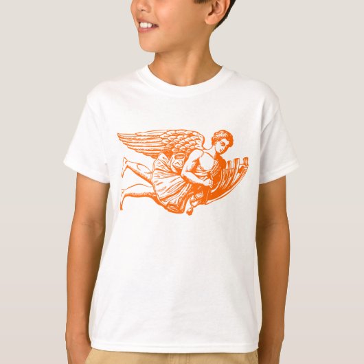 Flying Musical Angel T-shirt (Voorkant)