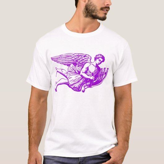 Flying Musical Angel T-shirt (Voorkant)
