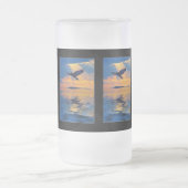 Flying Mystical Raven bij Sunset Gift Mok Series (Center)