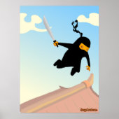 Flying Ninja Poster (Voorkant)