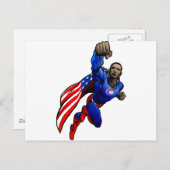 Flying Obama Briefkaart (Voorkant / Achterkant)