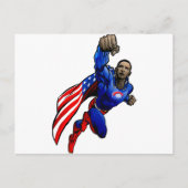 Flying Obama Briefkaart (Voorkant)