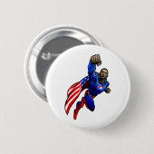 Flying Obama Ronde Button 5,7 Cm (Voorkant /achterkant)