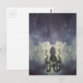 Flying Octopus Card Briefkaart (Voorkant / Achterkant)