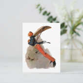  Flying Oom Sam giften en groeten Briefkaart (Staand voorkant)