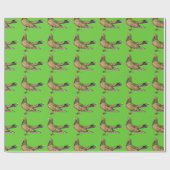 Flying Oriental Roller Pigeon Almond Cadeaupapier (Vlak)