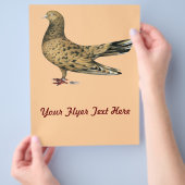 Flying Oriental Roller Pigeon Almond Flyer (Hand)