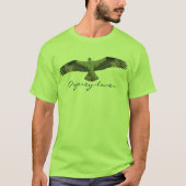 Flying Osprey Raptor Bird-lover Shirt (Voorkant)