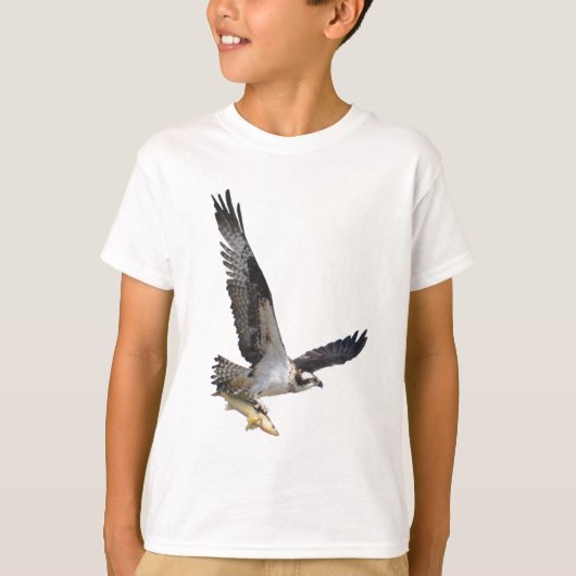 Flying Osprey Wildlife Mode Series T-shirt (Voorkant)