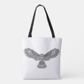 Flying Owl Zendoodle 2 Tote Bag (Achterkant)