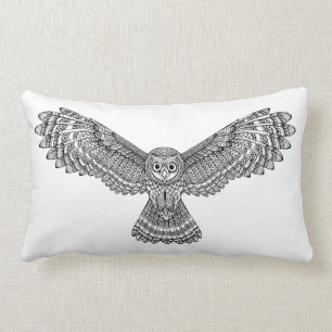 Flying Owl Zendoodle Kussen