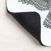 Flying Owl Zendoodle Muismat (Hoek)