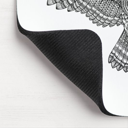 Flying Owl Zendoodle Muismat (Hoek)