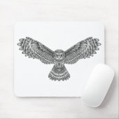 Flying Owl Zendoodle Muismat (Met muis)