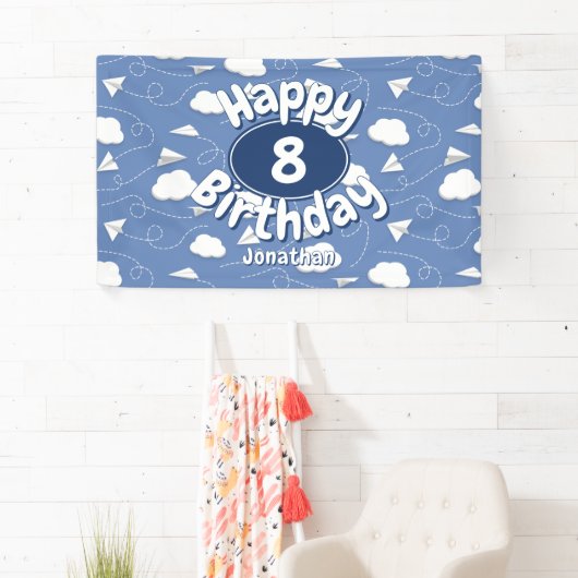 flying paper airplanes childs birthday spandoek (Insitu)