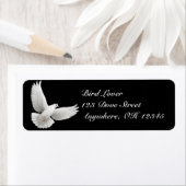 Flying Peace Dove Label (Insitu)
