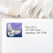 Flying Peace Dove Label (Insitu)