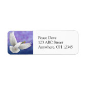 Flying Peace Dove Label (Voorkant)