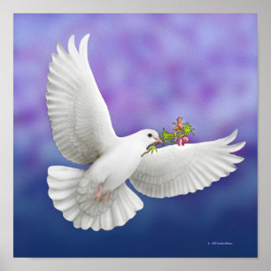 Flying Peace Dove Print