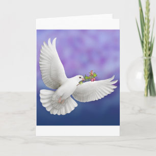 Flying Peace Dove Wenskaart Kaart